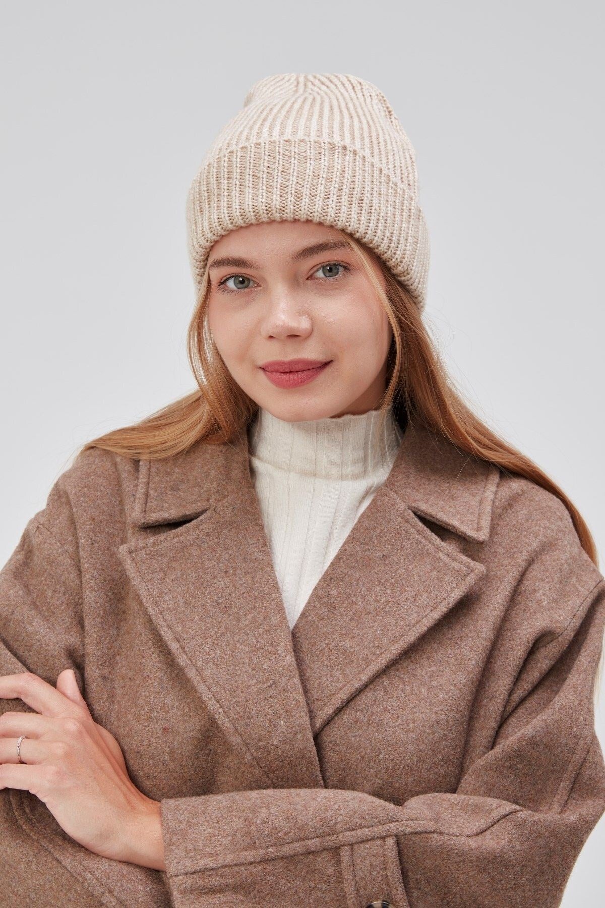 Basic Şık Standart Lüks Unisex Tiftik Bere