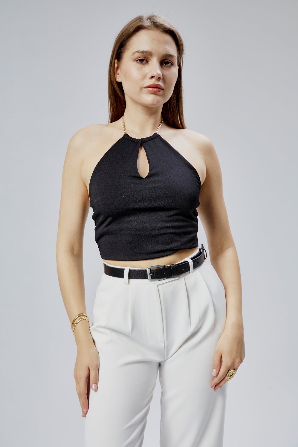 derikem %100 Hakiki Deri Klasik Şık Kadın Kemeri 2,5 Cm