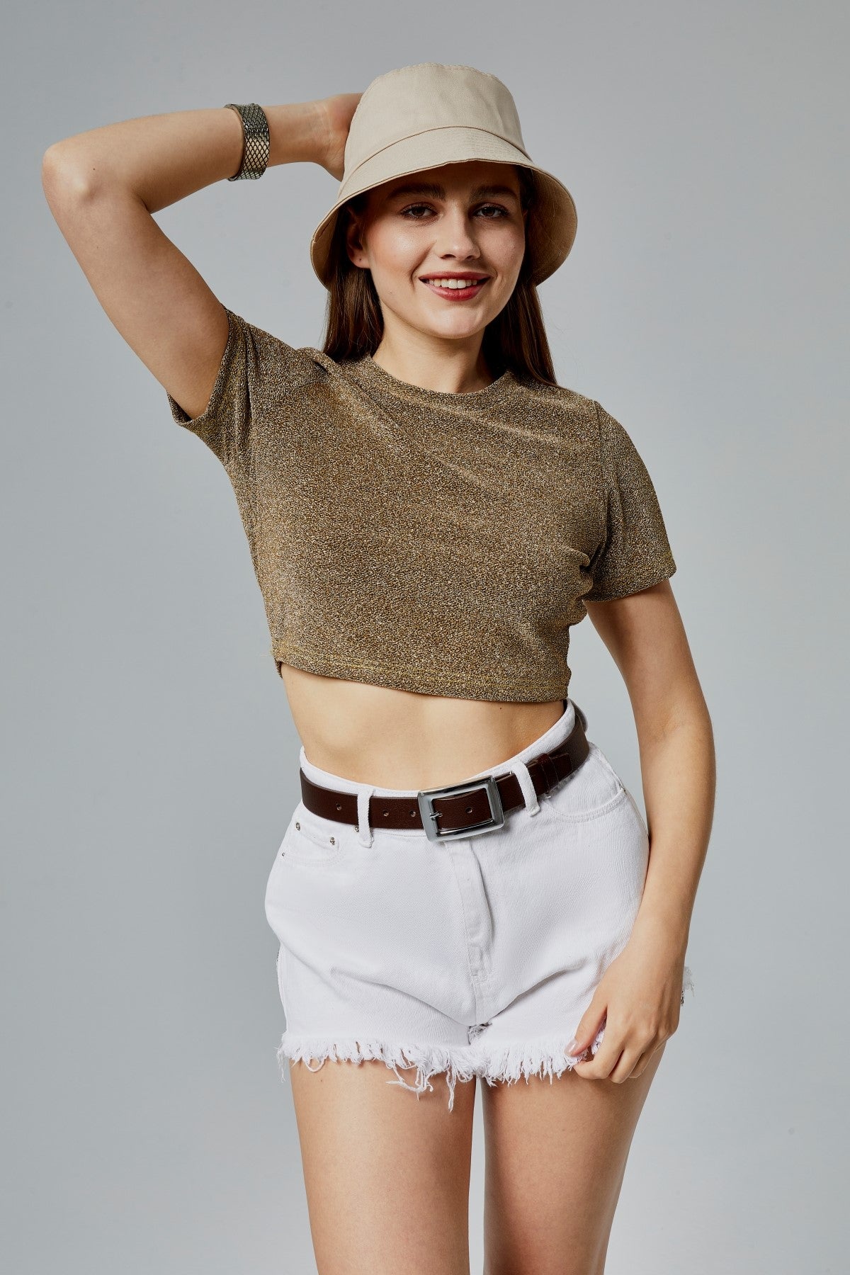 derikem %100Hakiki Deri Gümüş Tokalı Kadın Kemeri 3cm