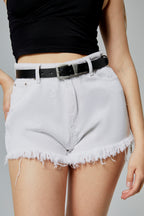 %100 Hakiki Deri Antik Gümüş Çapraz Tokalı Şık Kadın Kemeri 2,5 Cm