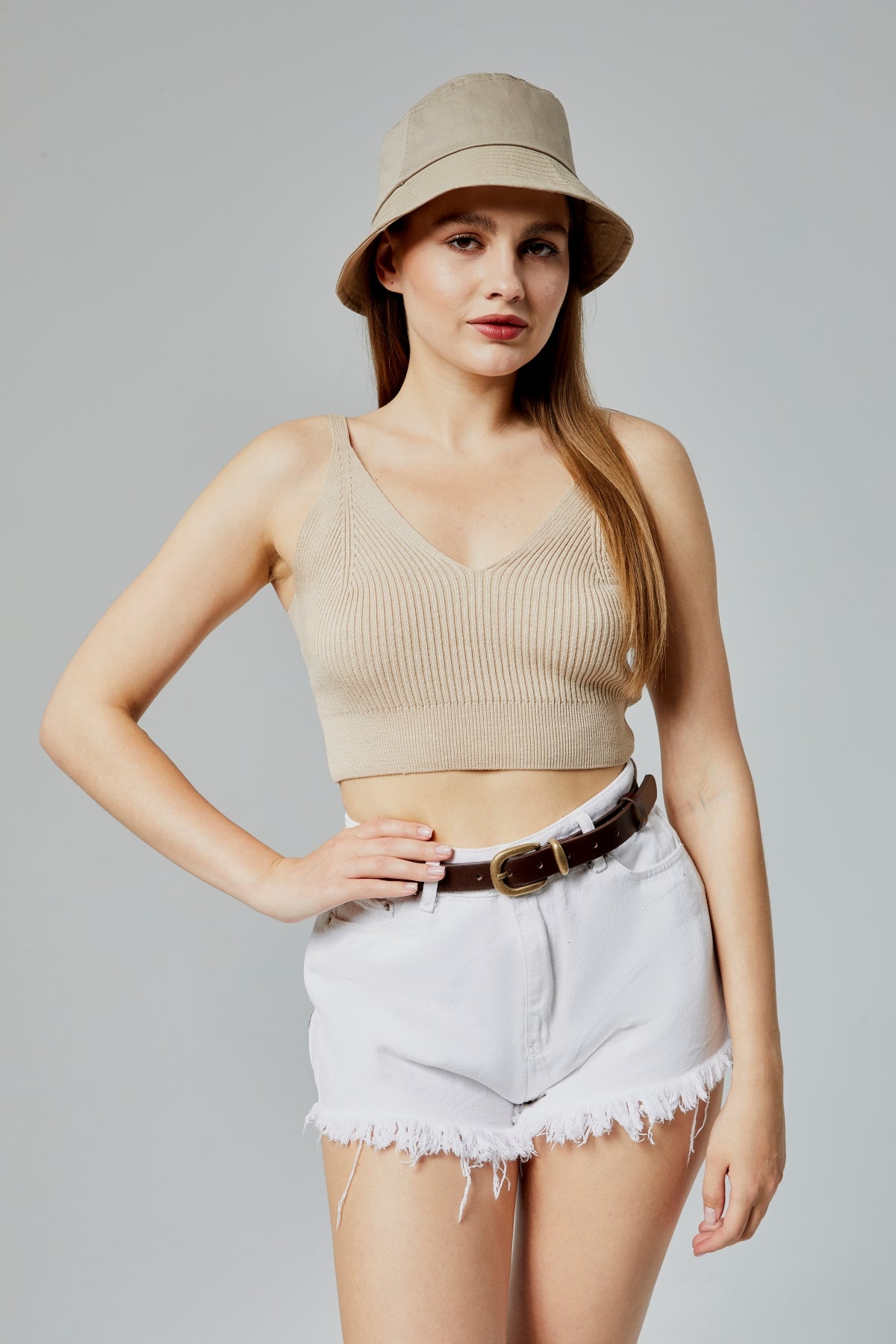 %100 Hakiki Deri Klasik Antik Sarı Köprülü Şık Kadın Kemeri 2,5 Cm