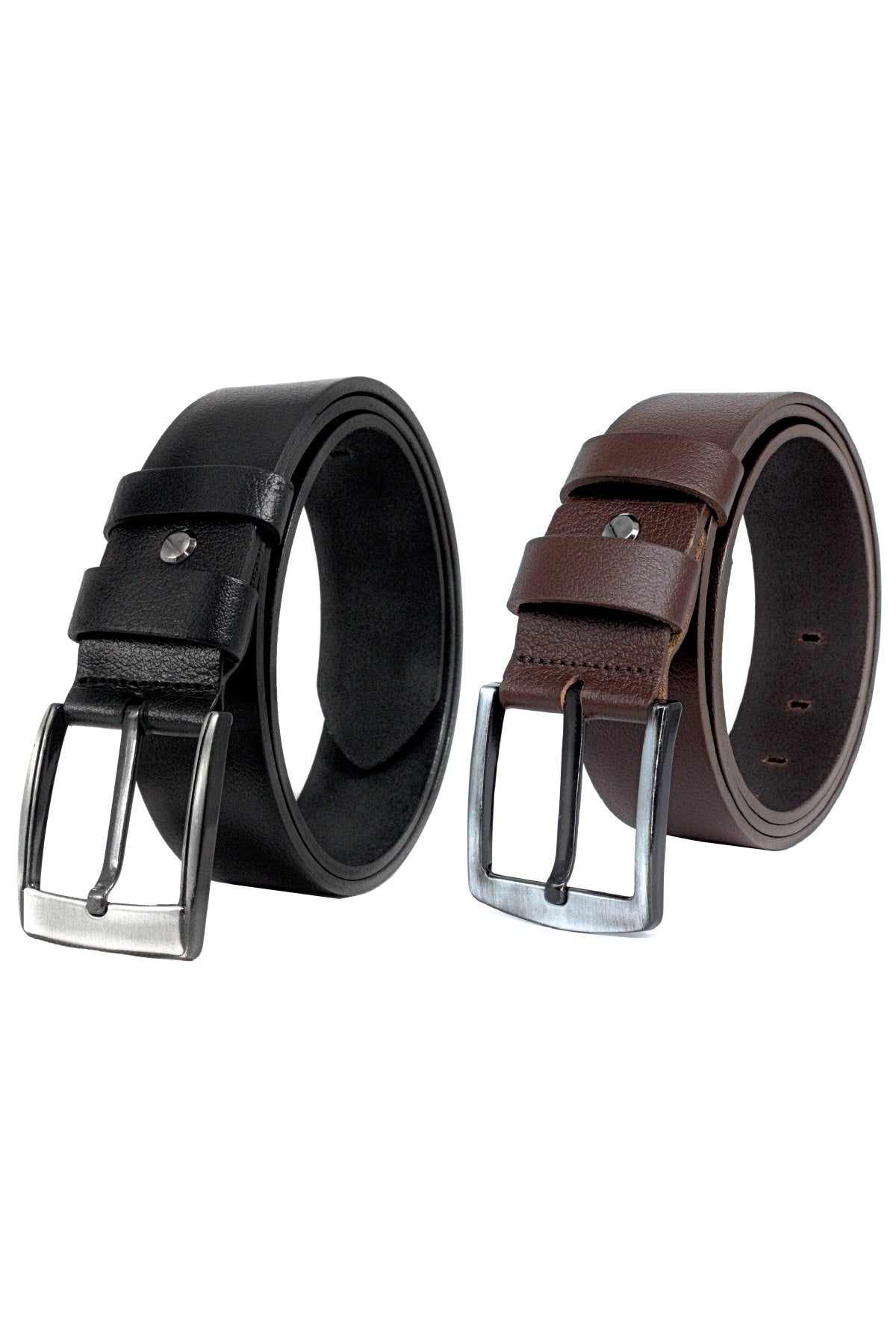 derikem Erkek %100 Hakiki Manda Derisi Erkek Kot Kemeri 4,5 Cm