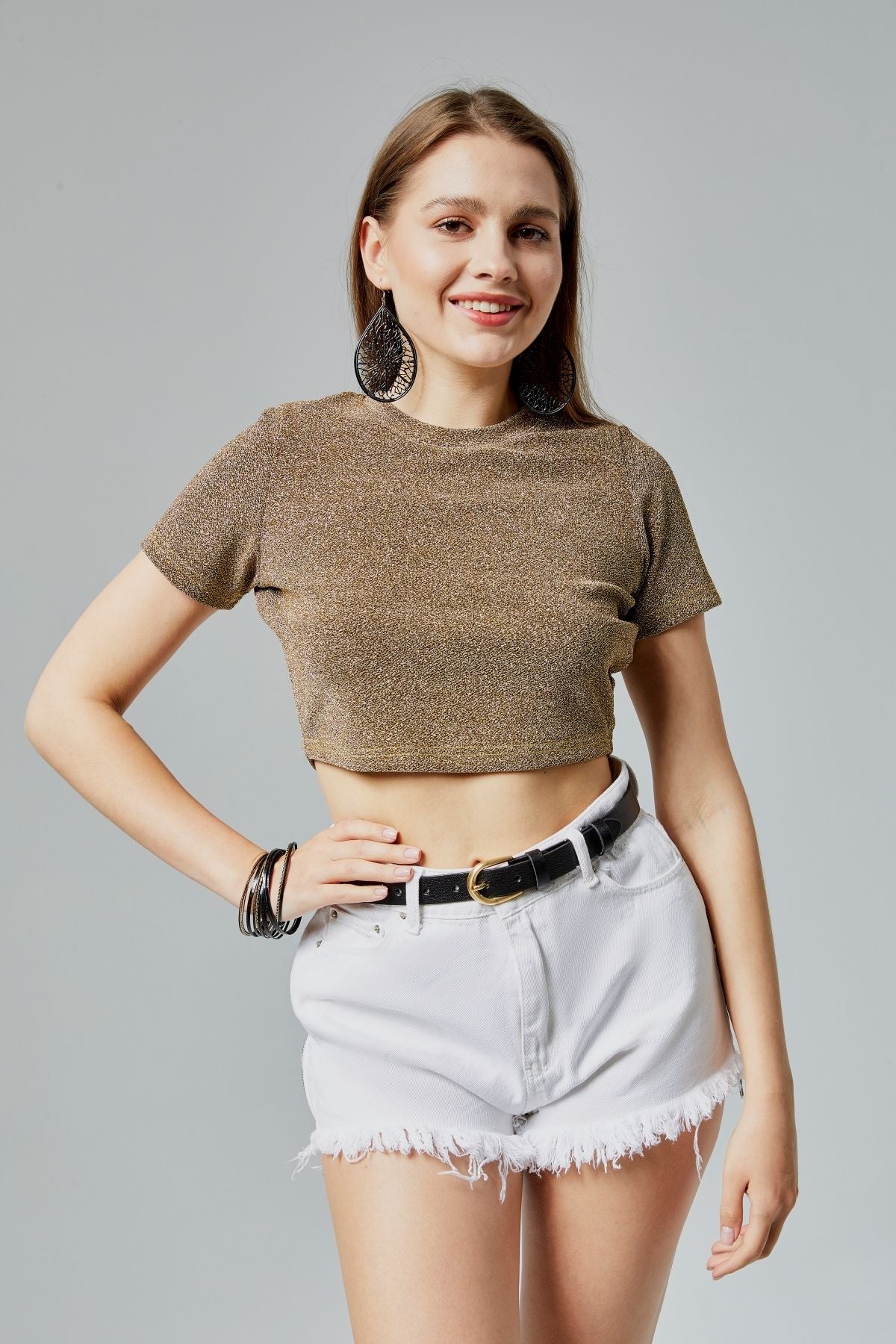 %100 Hakiki Deri Klasik Şık Kadın Kemeri 2,5 Cm