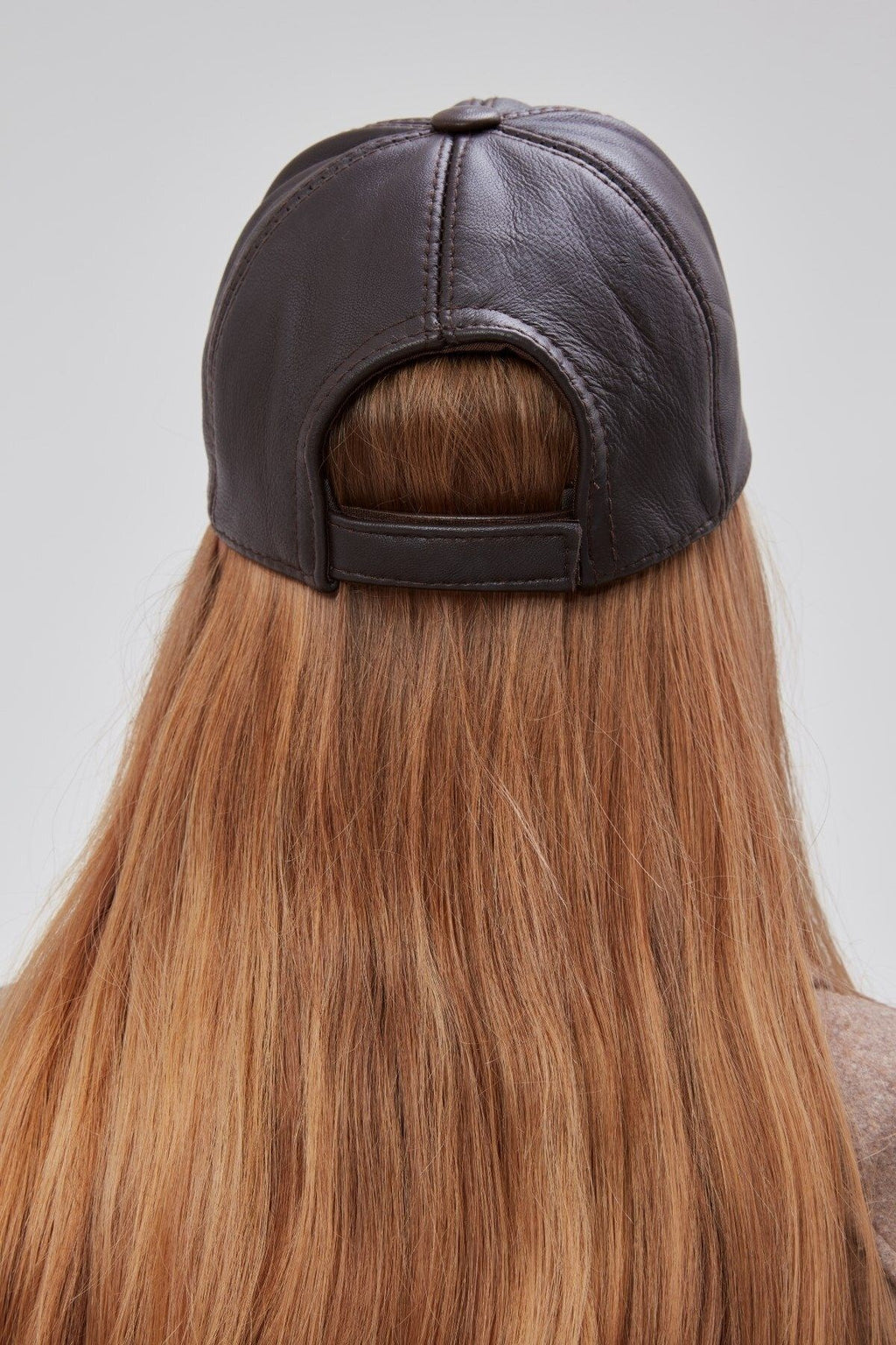 %100  Deri Kışlık Unisex Beyzbol Şapka