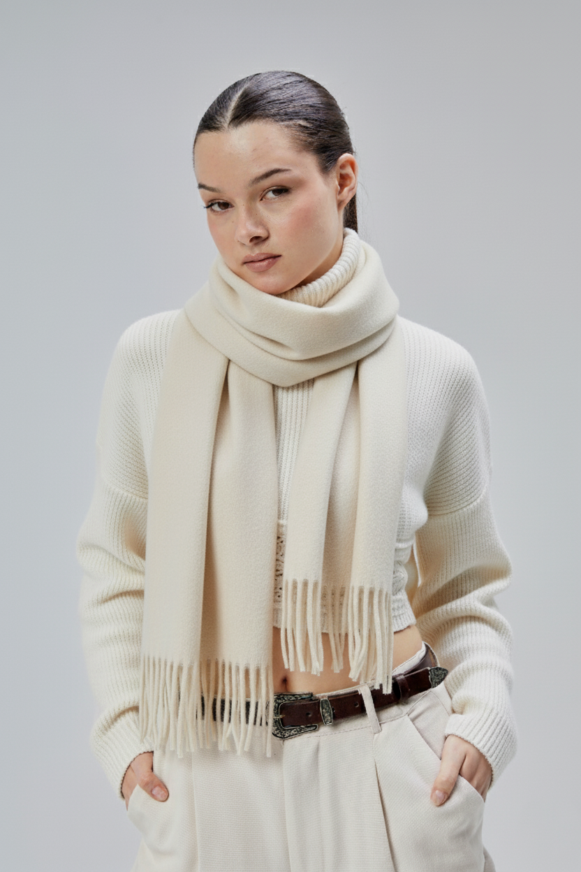 Yumuşak Dokulu Akrilik Basic Şal