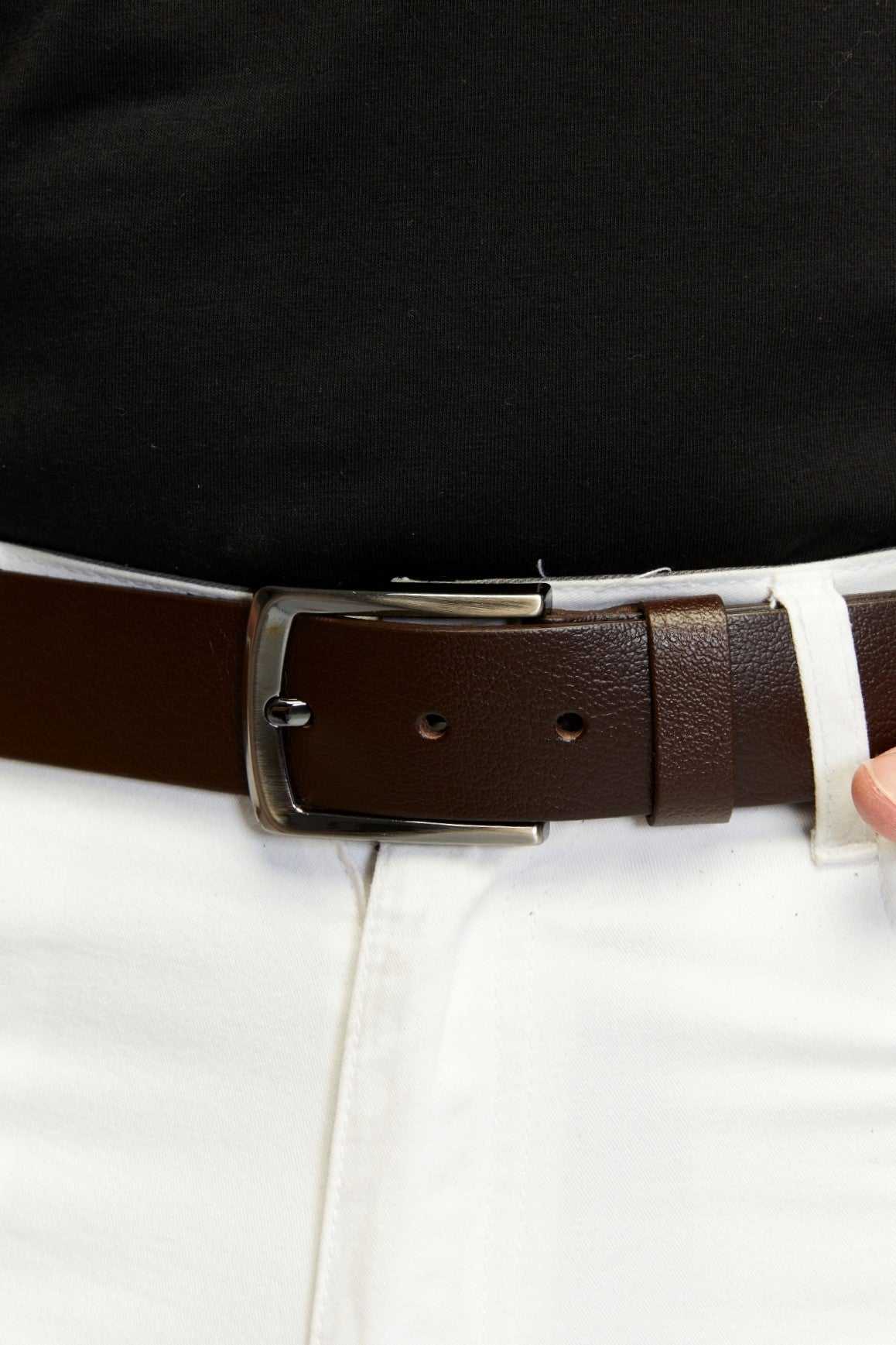 derikem %100 Hakiki Erkek Manda Derisi Kot Kemeri 4 Cm