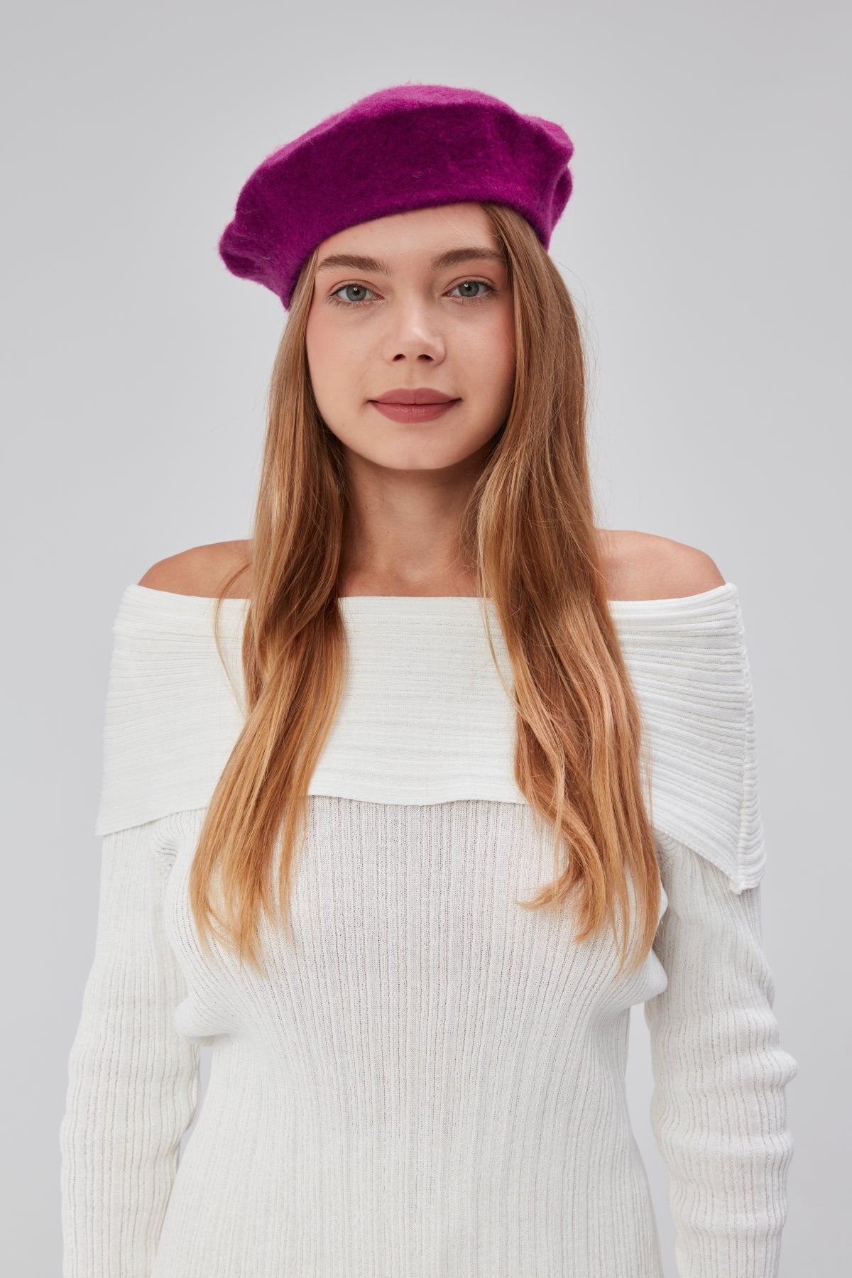 derikem Kep Kadın Sanatçı Ressam Şapkası Klasik Fransız Bere Moda Sanatçı Şapkası Bere Keçe Fransız Şapka