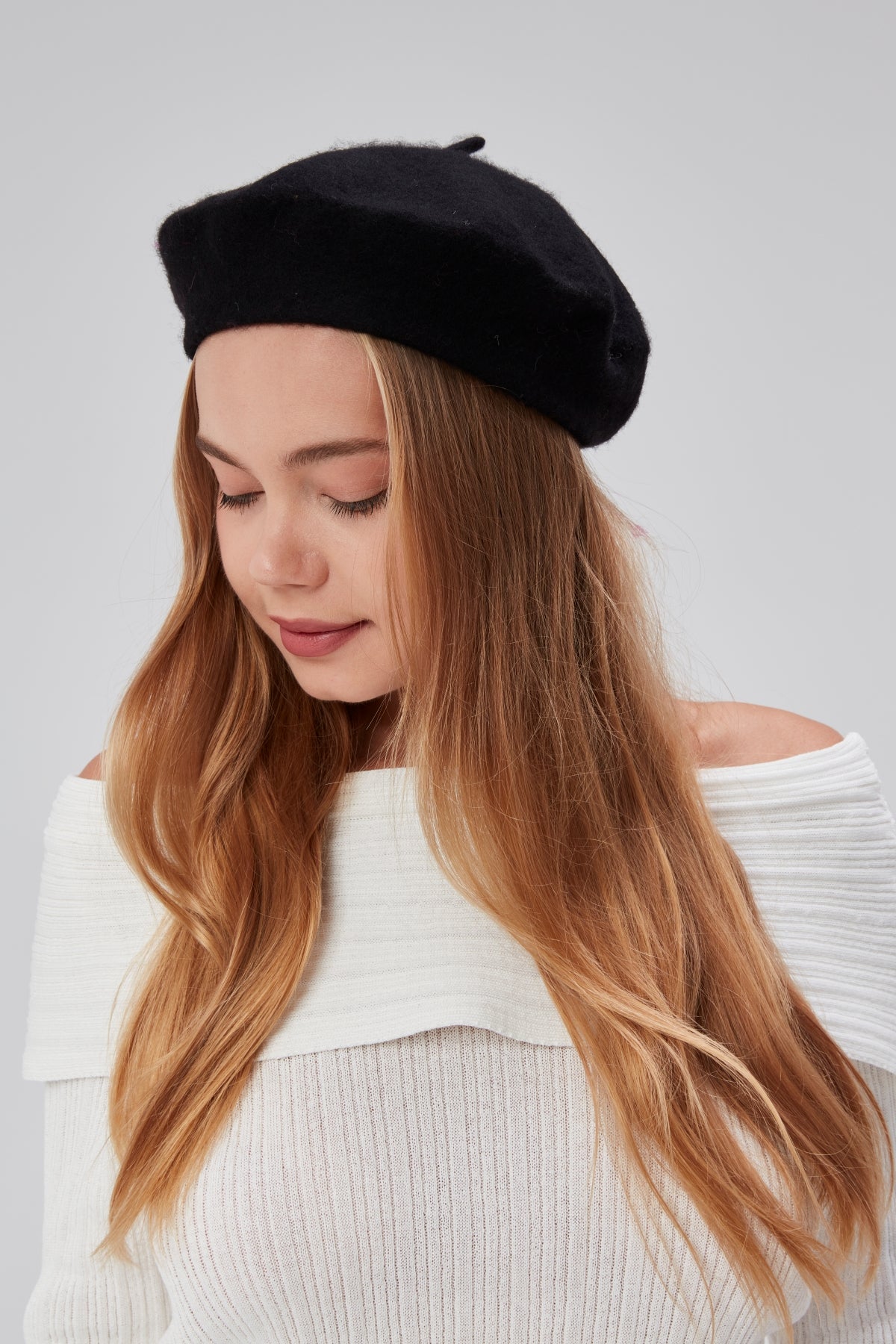 derikem Kep Kadın Sanatçı Ressam Şapkası Klasik Fransız Bere Moda Sanatçı Şapkası Bere Keçe Fransız Şapka