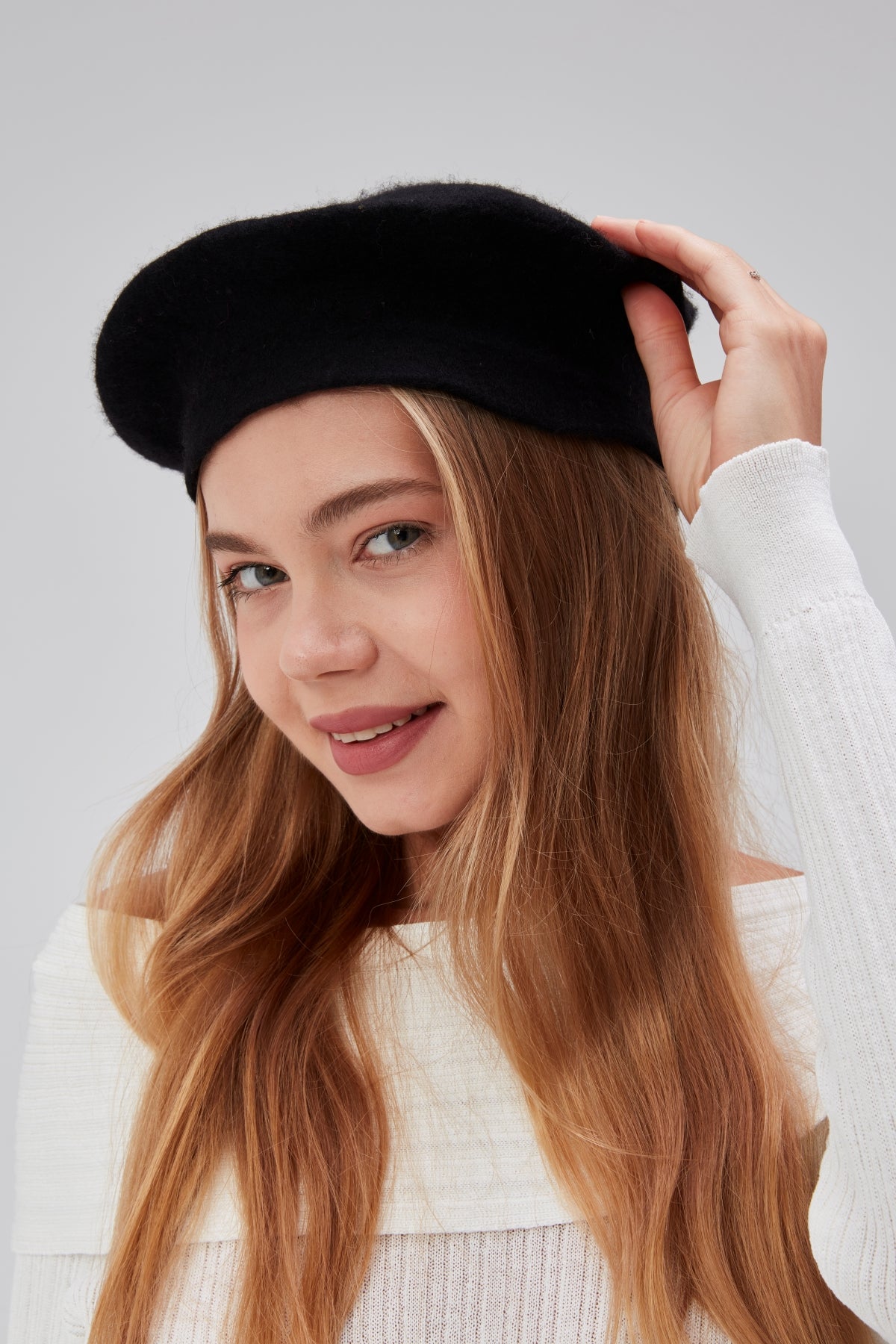 derikem Kep Kadın Sanatçı Ressam Şapkası Klasik Fransız Bere Moda Sanatçı Şapkası Bere Keçe Fransız Şapka