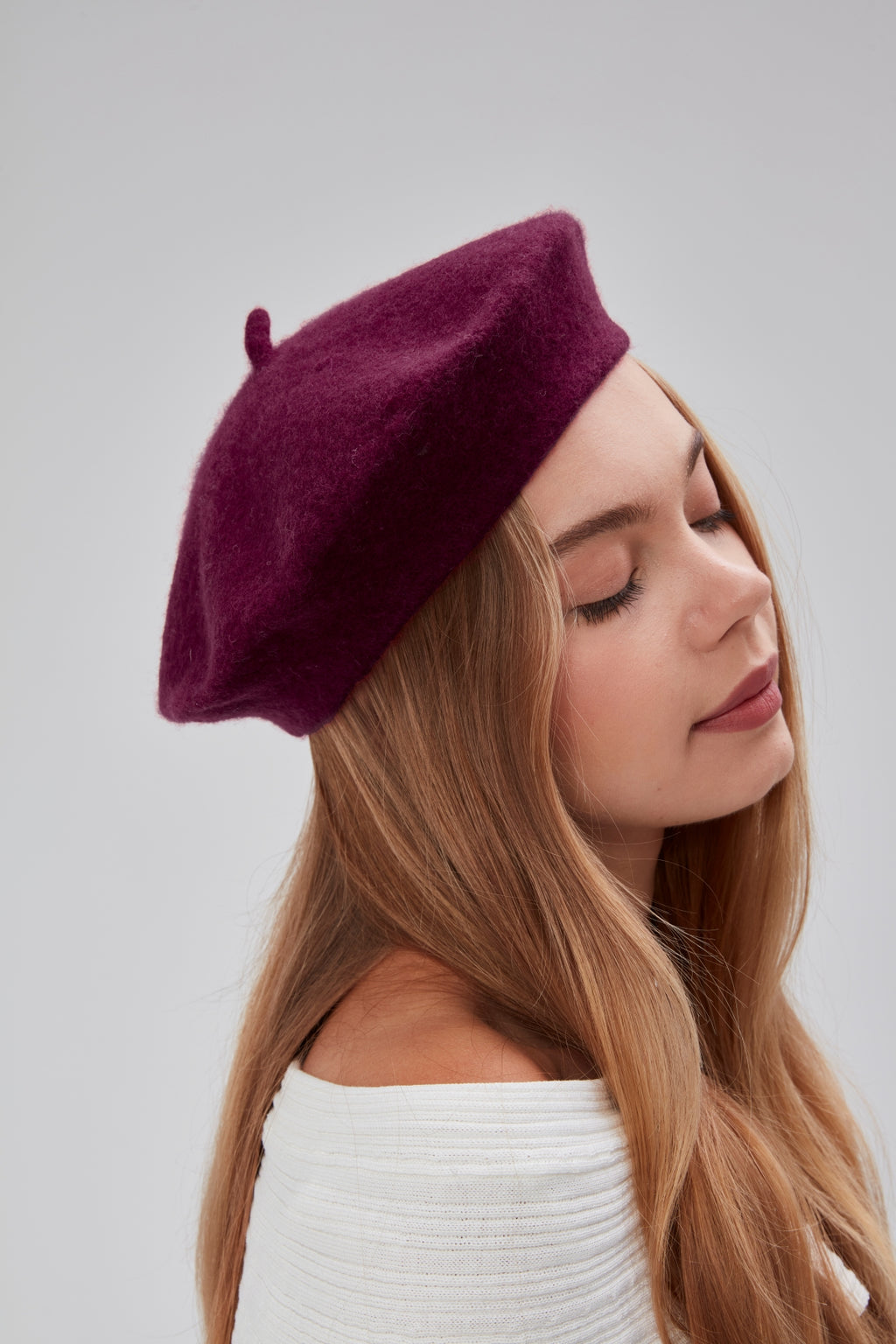 derikem Kep Kadın Sanatçı Ressam Şapkası Klasik Fransız Bere Moda Sanatçı Şapkası Bere Keçe Fransız Şapka
