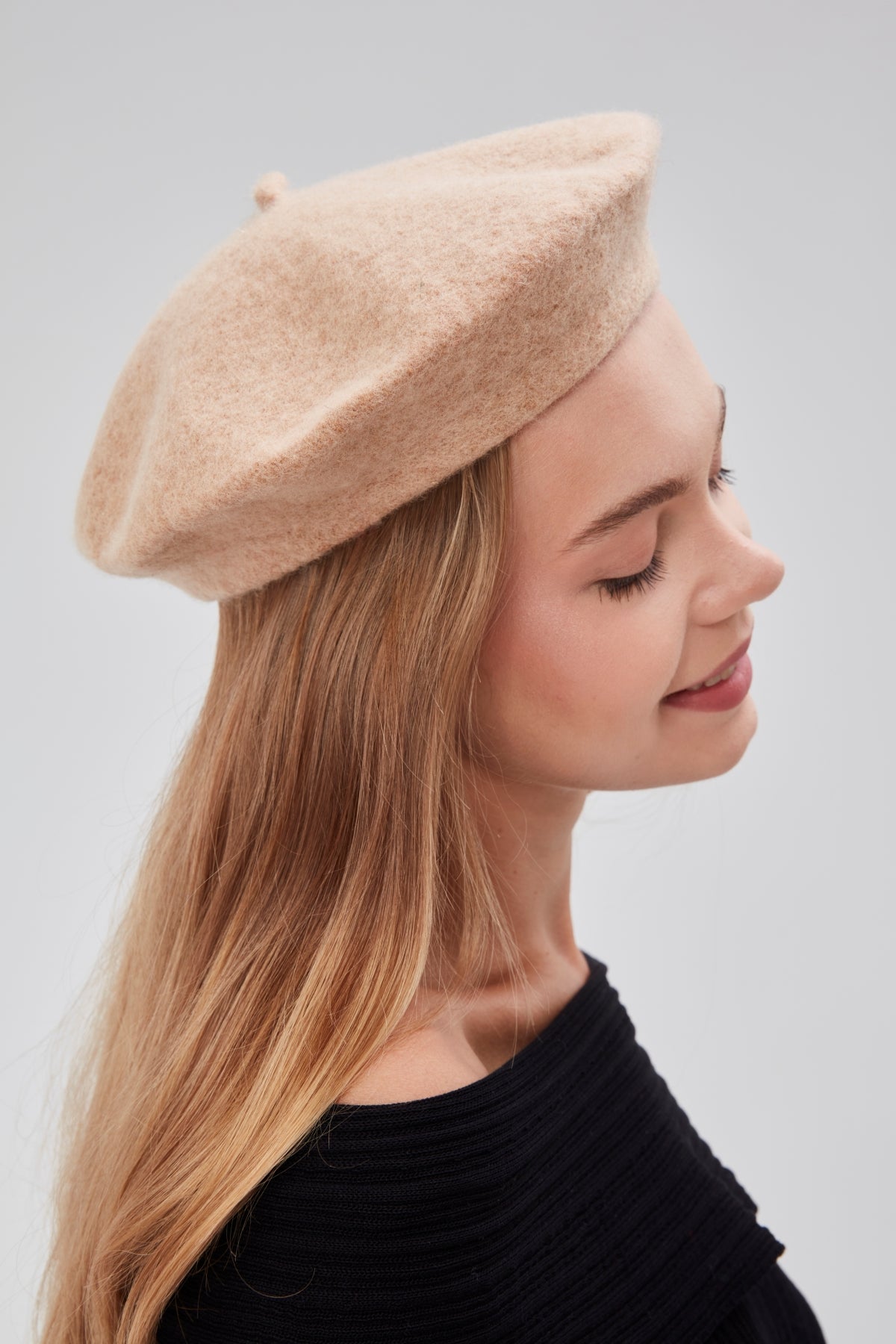 derikem Kep Kadın Sanatçı Ressam Şapkası Klasik Fransız Bere Moda Sanatçı Şapkası Bere Keçe Fransız Şapka