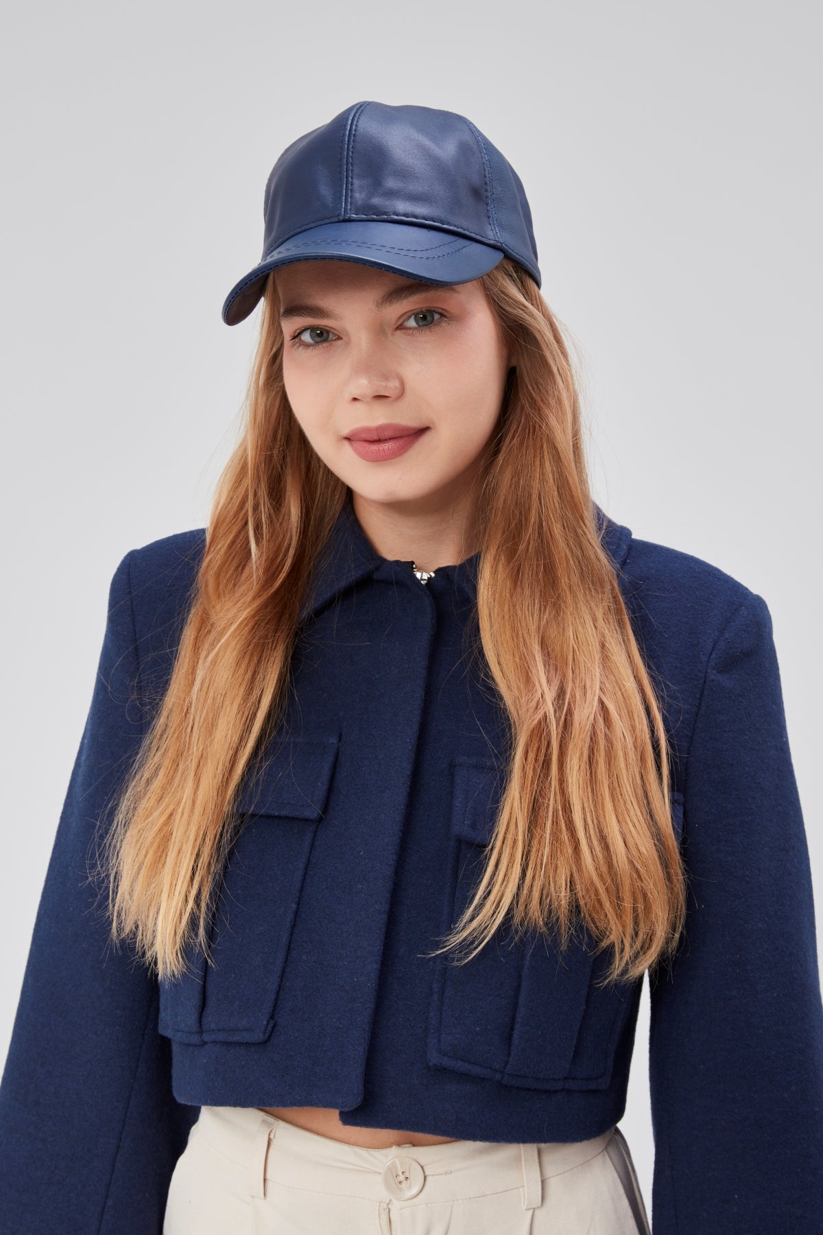 derikem %100 Deri Kışlık Unisex Beyzbol Şapka