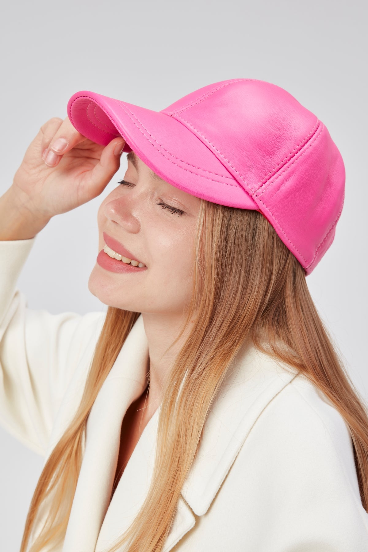 derikem %100 Deri Kışlık Unisex Beyzbol Şapka