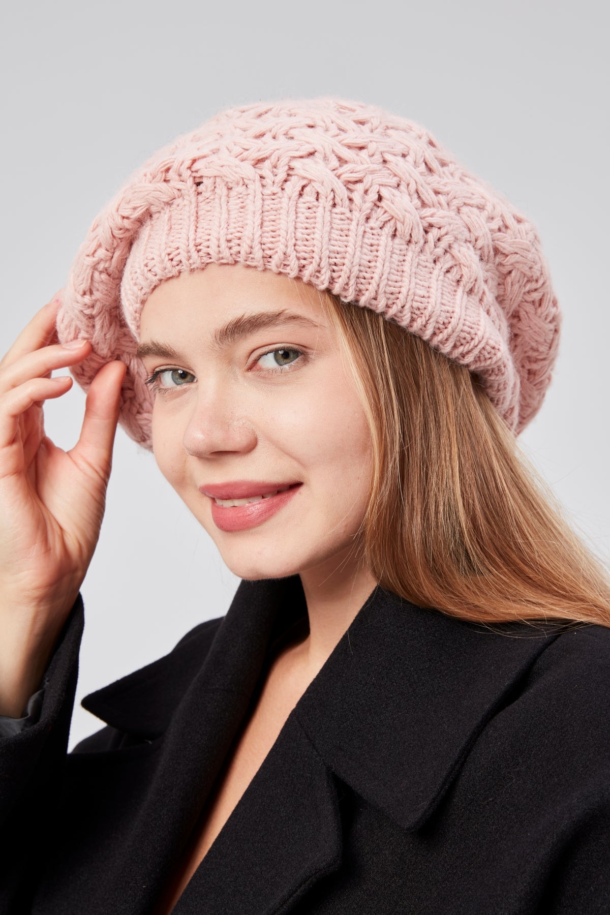 derikem Kadın Kışlık Şık Triko Ressam Örgü Bere