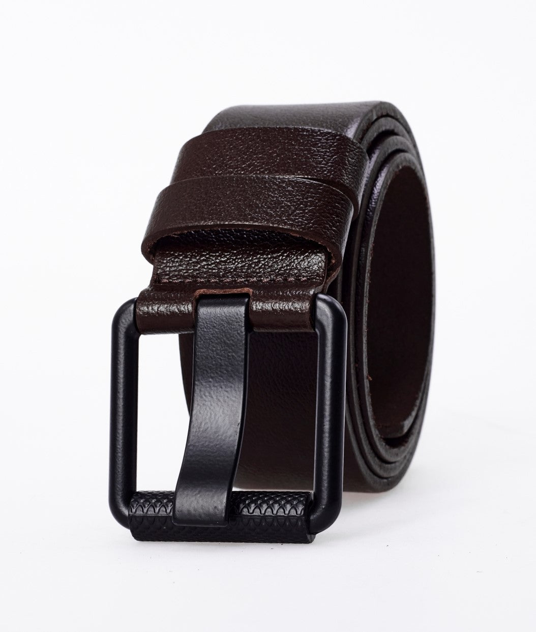 Derikem Erkek %100 Hakiki Deri Siyah Borulu 4,5 Cm Kot Kemeri