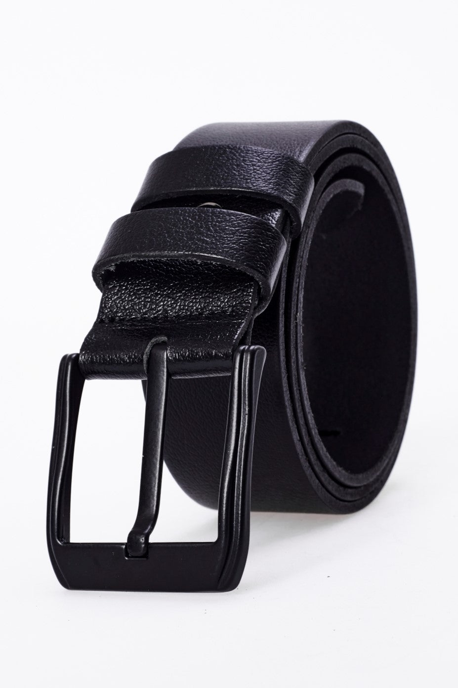 derikem Erkek %100 Hakiki Manda Derisi Siyah Tokalı Erkek Kot Kemeri 4,5 Cm