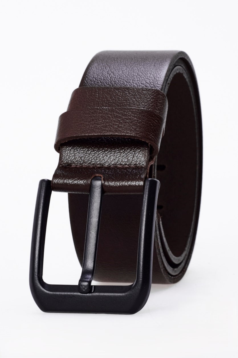 derikem Erkek %100 Hakiki Manda Derisi Siyah Tokalı Erkek Kot Kemeri 4,5 Cm