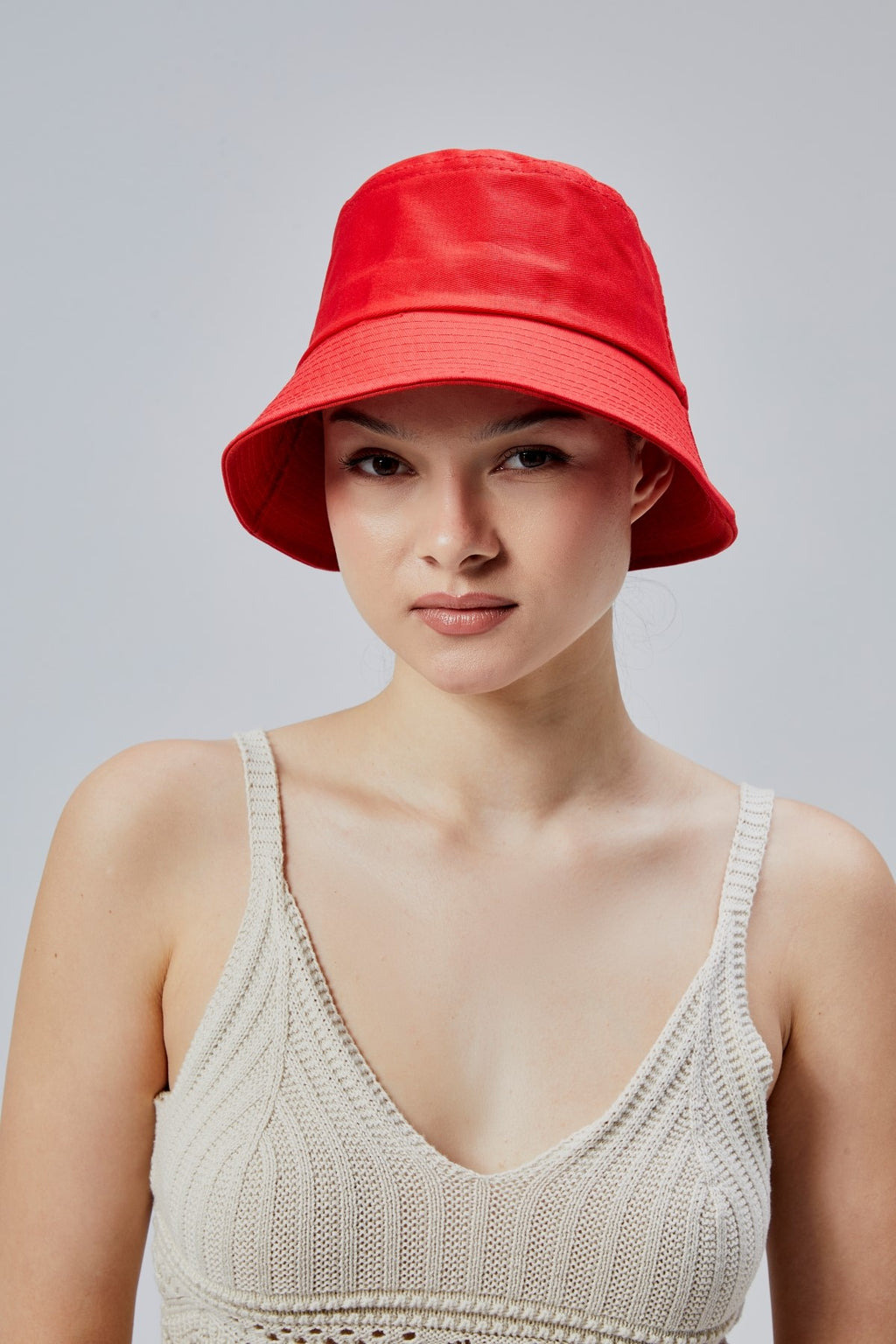 derikem Yazlık Kumaş Kova Şapka, Erkek Kadın Düz Balıkçı Bucket Şapka, Unisex