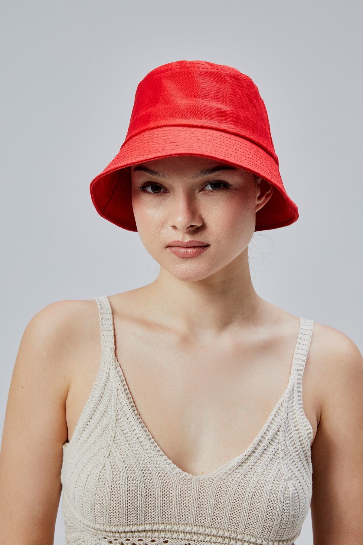 derikem Yazlık Kumaş Kova Şapka, Erkek Kadın Düz Balıkçı Bucket Şapka, Unisex