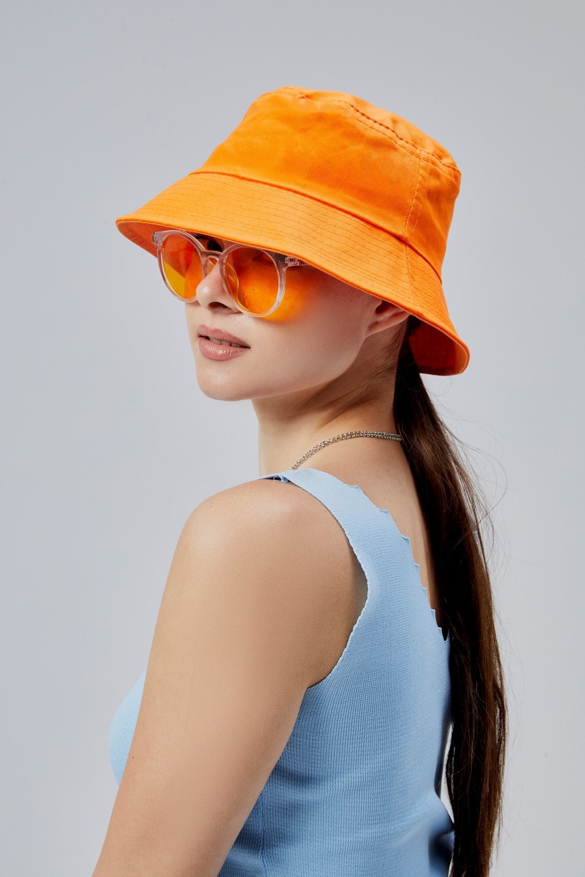 derikem Yazlık Kumaş Kova Şapka, Erkek Kadın Düz Balıkçı Bucket Şapka, Unisex