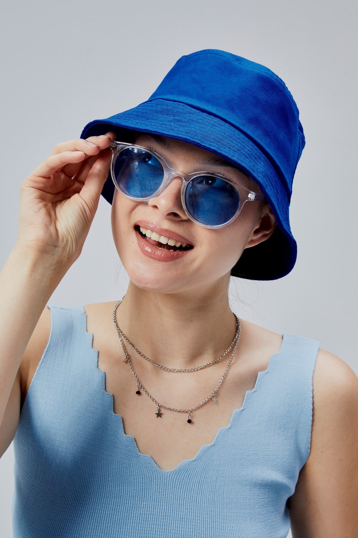 derikem Yazlık Kumaş Kova Şapka, Erkek Kadın Düz Balıkçı Bucket Şapka, Unisex