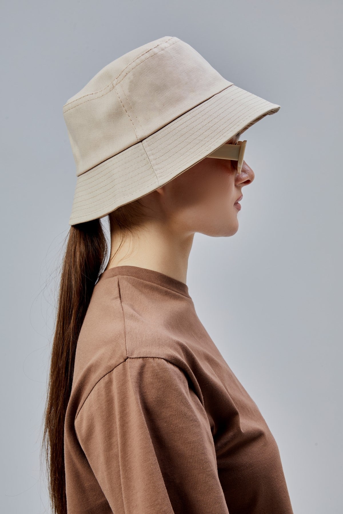 derikem Yazlık Kumaş Kova Şapka, Erkek Kadın Düz Balıkçı Bucket Şapka, Unisex