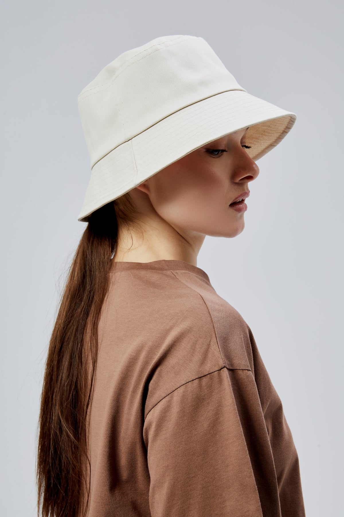 derikem Yazlık Kumaş Kova Şapka, Erkek Kadın Düz Balıkçı Bucket Şapka, Unisex