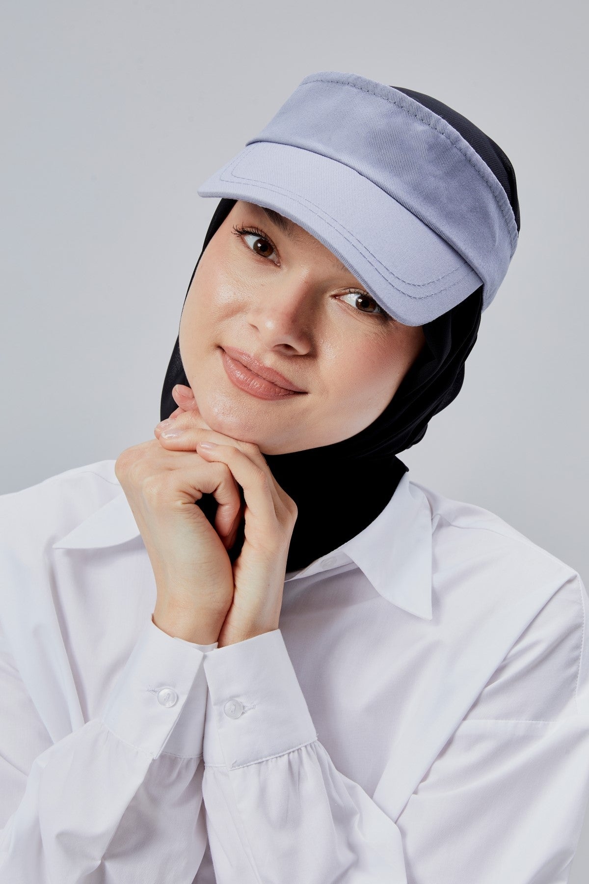 derikem Kadın Basic Cırtcırtlı Ayarlanabilir Tenisçi Vizör Golf Şapkası Güneş Koruyucu Siperlik