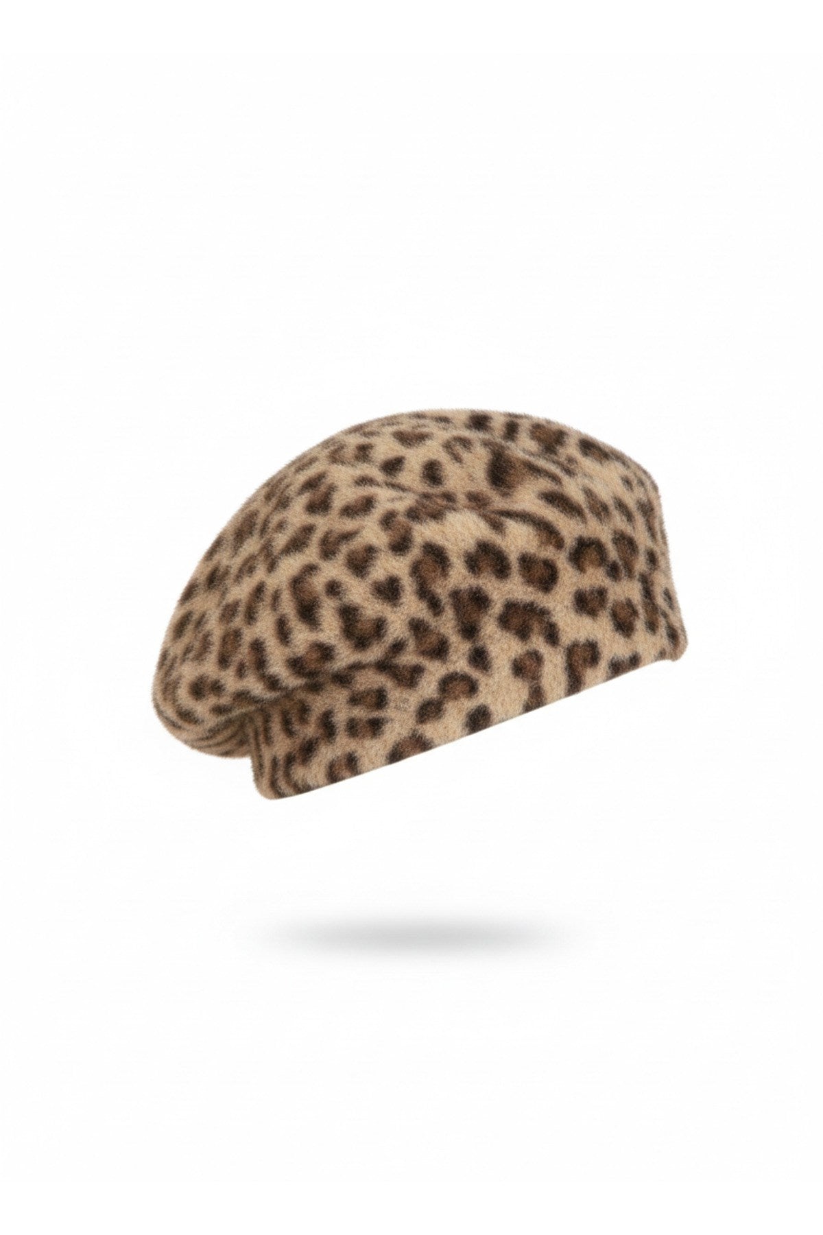 Fransız Tüylü Peluş Ressam Bere Kadın Şapka