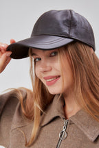 %100  Deri Kışlık Unisex Beyzbol Şapka