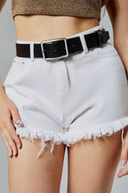 %100 Hakiki Deri Şık Kadın Kemeri 4 Cm