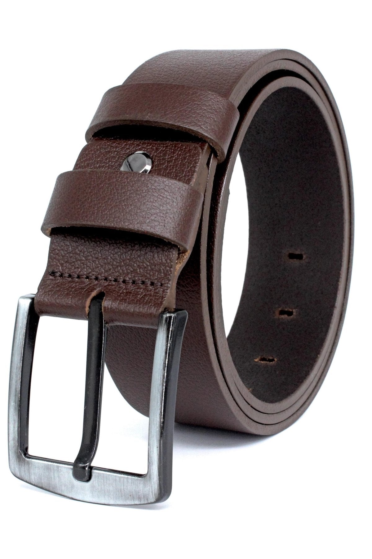 derikem Erkek %100 Hakiki Manda Derisi Erkek Kot Kemeri 4,5 Cm