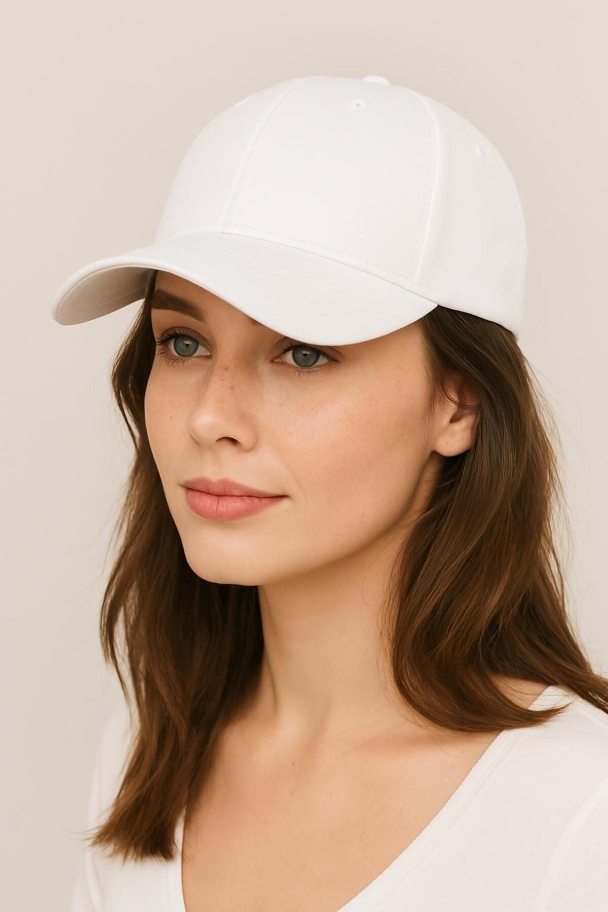 Unisex Basic Arkası Cırtlı Ayarlanabilir Hat Beyzbol Şapka Kep