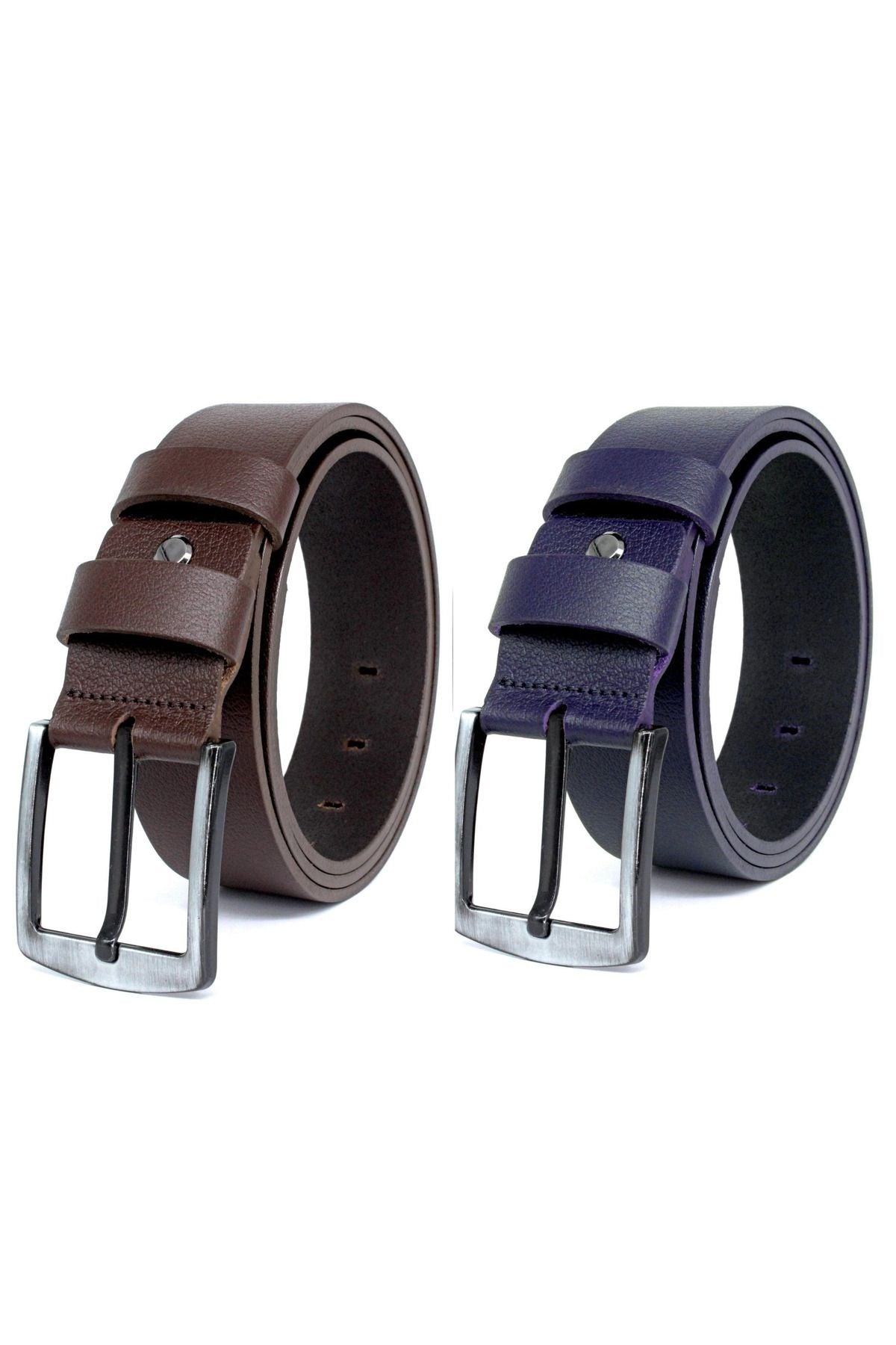 Erkek %100 Hakiki Manda Derisi Siyah Tokalı Erkek Kot Kemeri 4,5 Cm