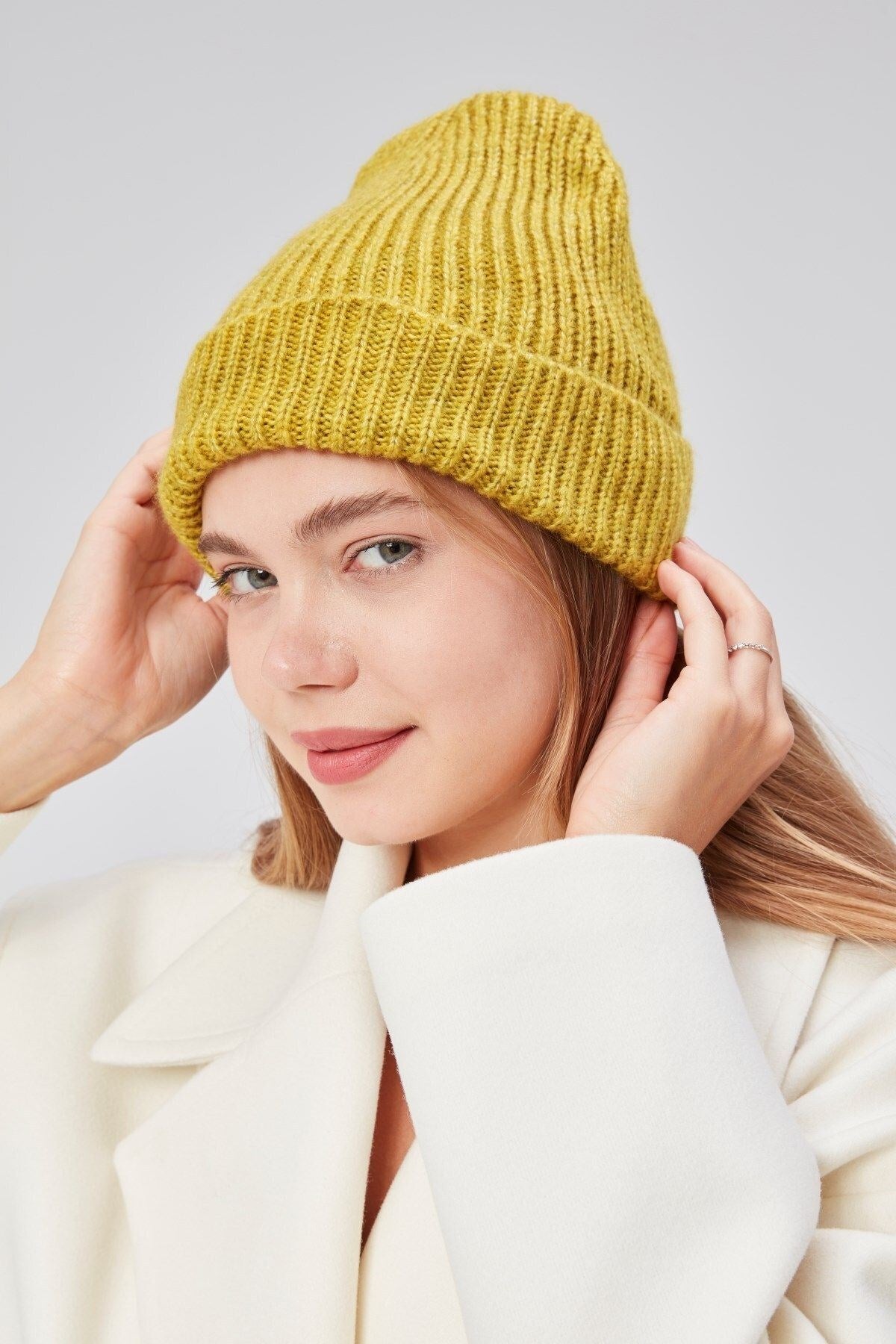 Basic Şık Standart Lüks Unisex Tiftik Bere