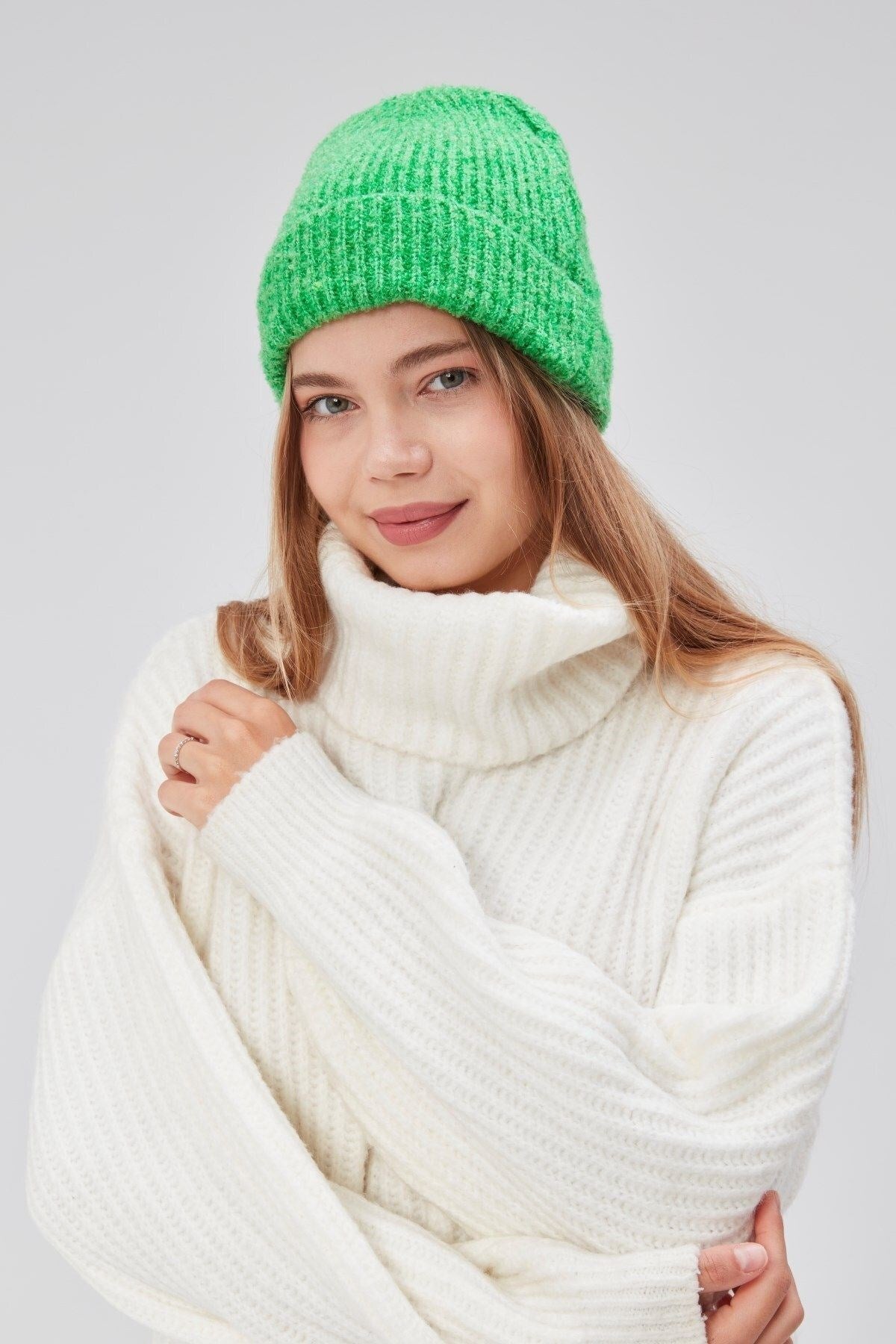 Basic Şık Standart Lüks Unisex Tiftik Bere