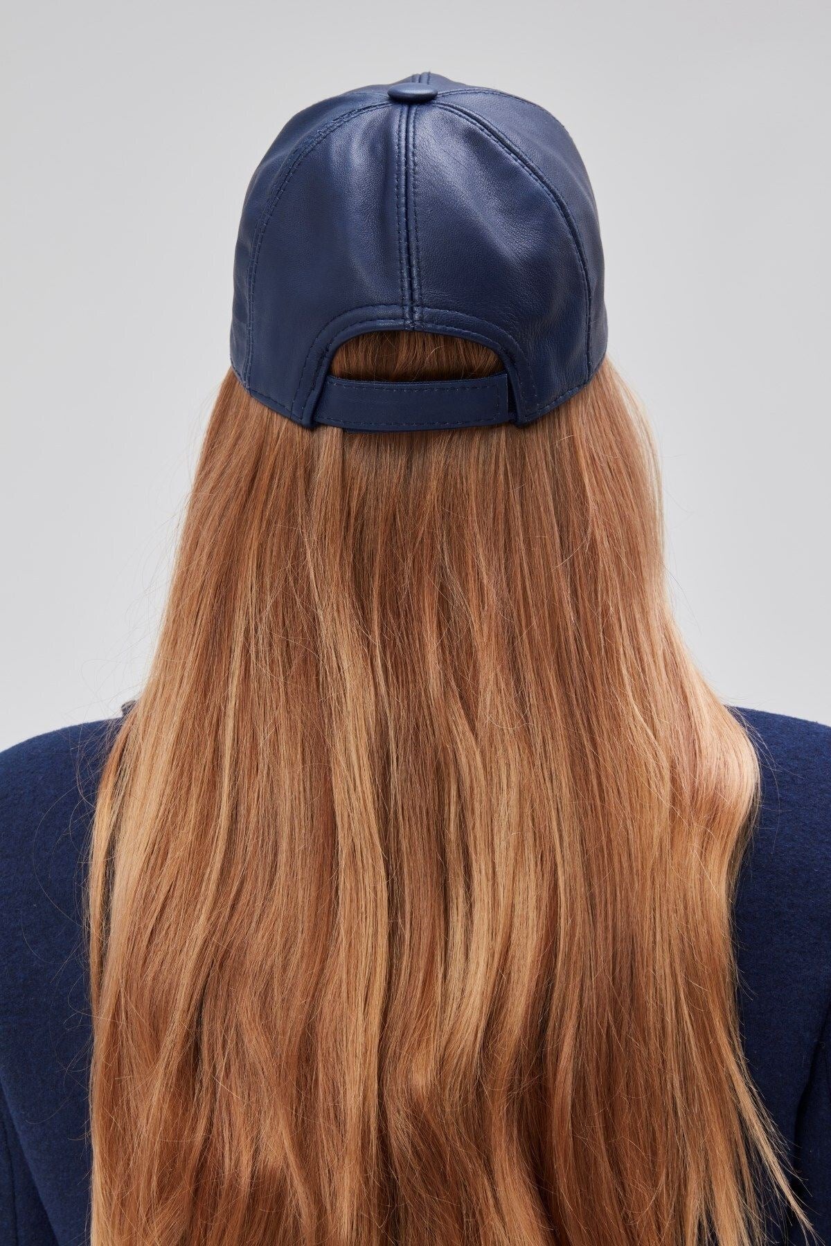 %100  Deri Kışlık Unisex Beyzbol Şapka