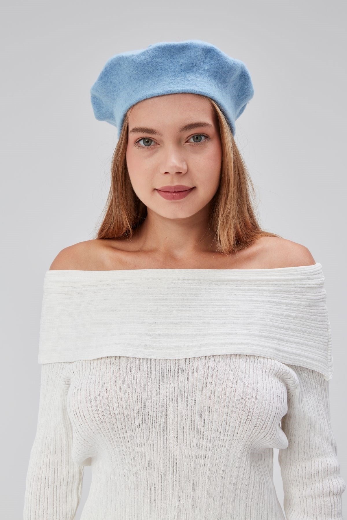 Kep Kadın Sanatçı Ressam Şapkası Klasik Fransız Bere Moda  Sanatçı Şapkası Bere Keçe Fransız Şapka