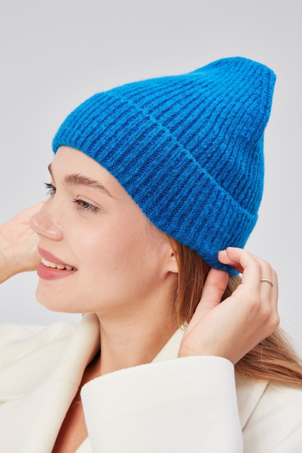 Basic Şık Standart Lüks Unisex Tiftik Bere