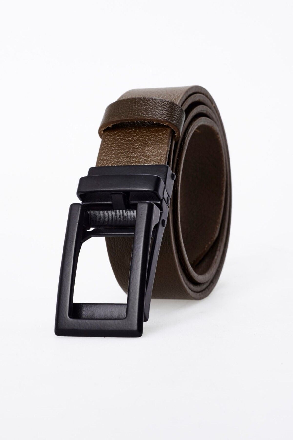 Otomatik Tokalı Deliksiz %100 Hakiki Manda Derisi Klasik Erkek Kemeri