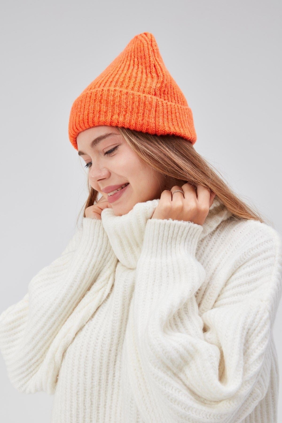 Basic Şık Standart Lüks Unisex Tiftik Bere