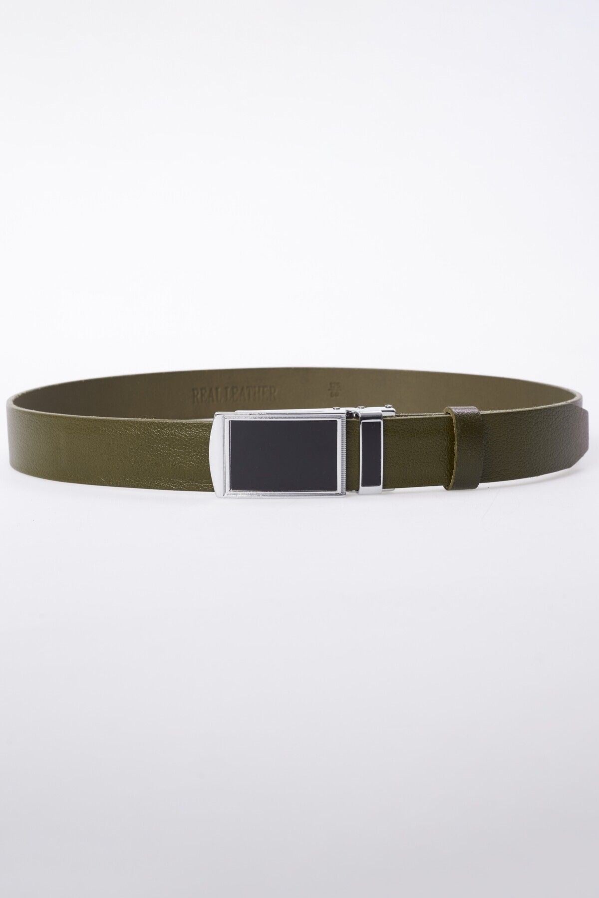 Otomatik Tokalı Deliksiz %100 Hakiki Manda Derisi Klasik Erkek Kemeri