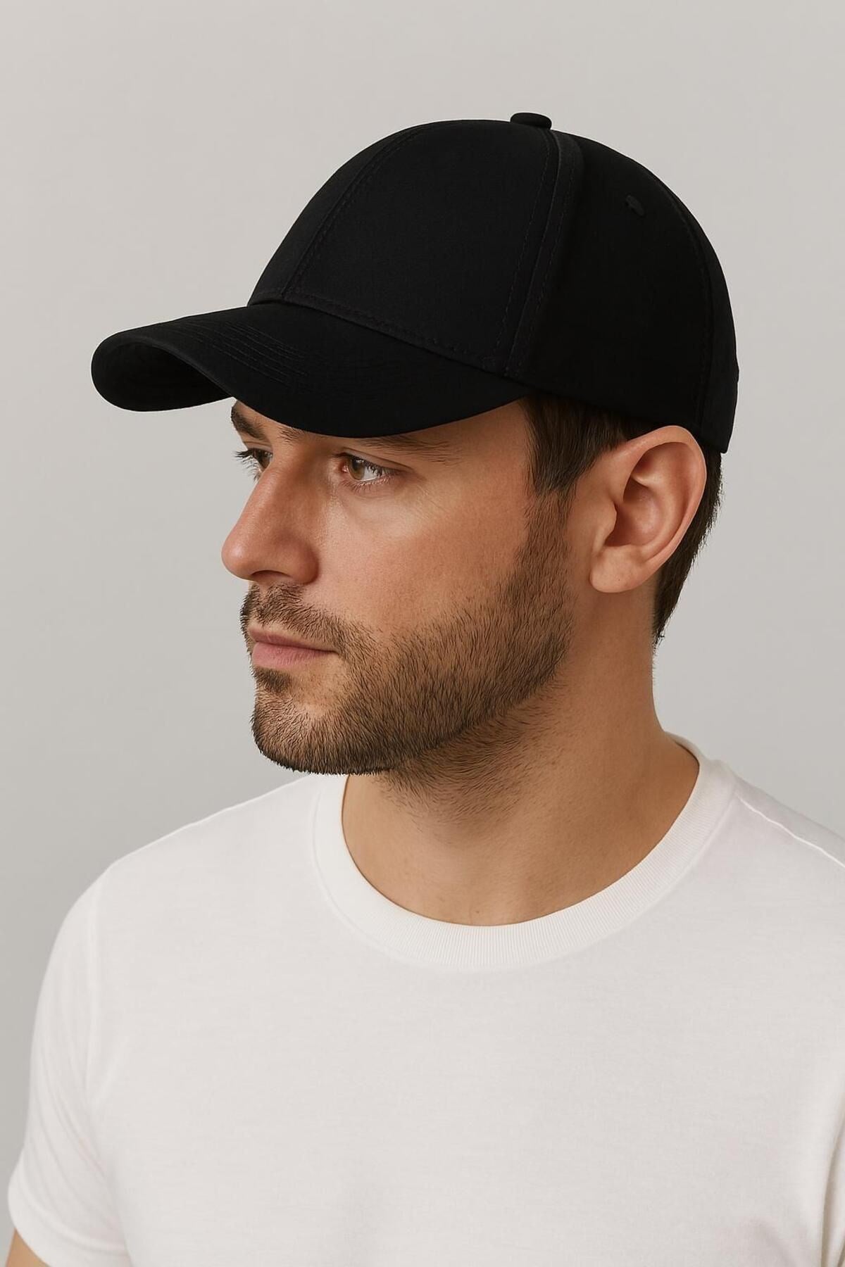 Unisex Basic Arkası Cırtlı Ayarlanabilir Hat Beyzbol Şapka Kep