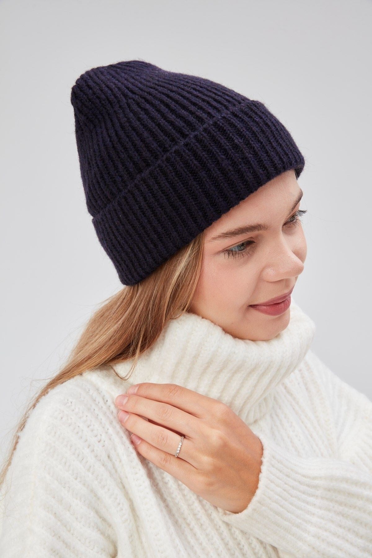 Basic Şık Standart Lüks Unisex Tiftik Bere