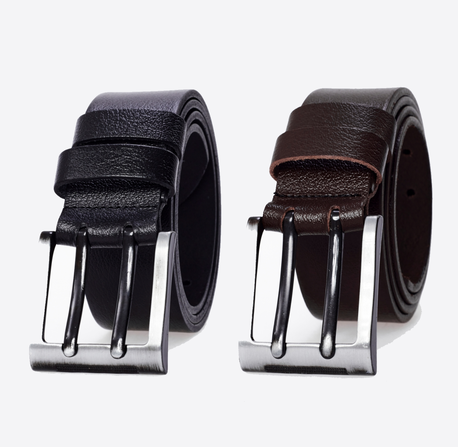 derikem %100 Hakiki Erkek Manda Derisi Çiftdilli Spor Erkek Kot Kemeri 4,5 Cm