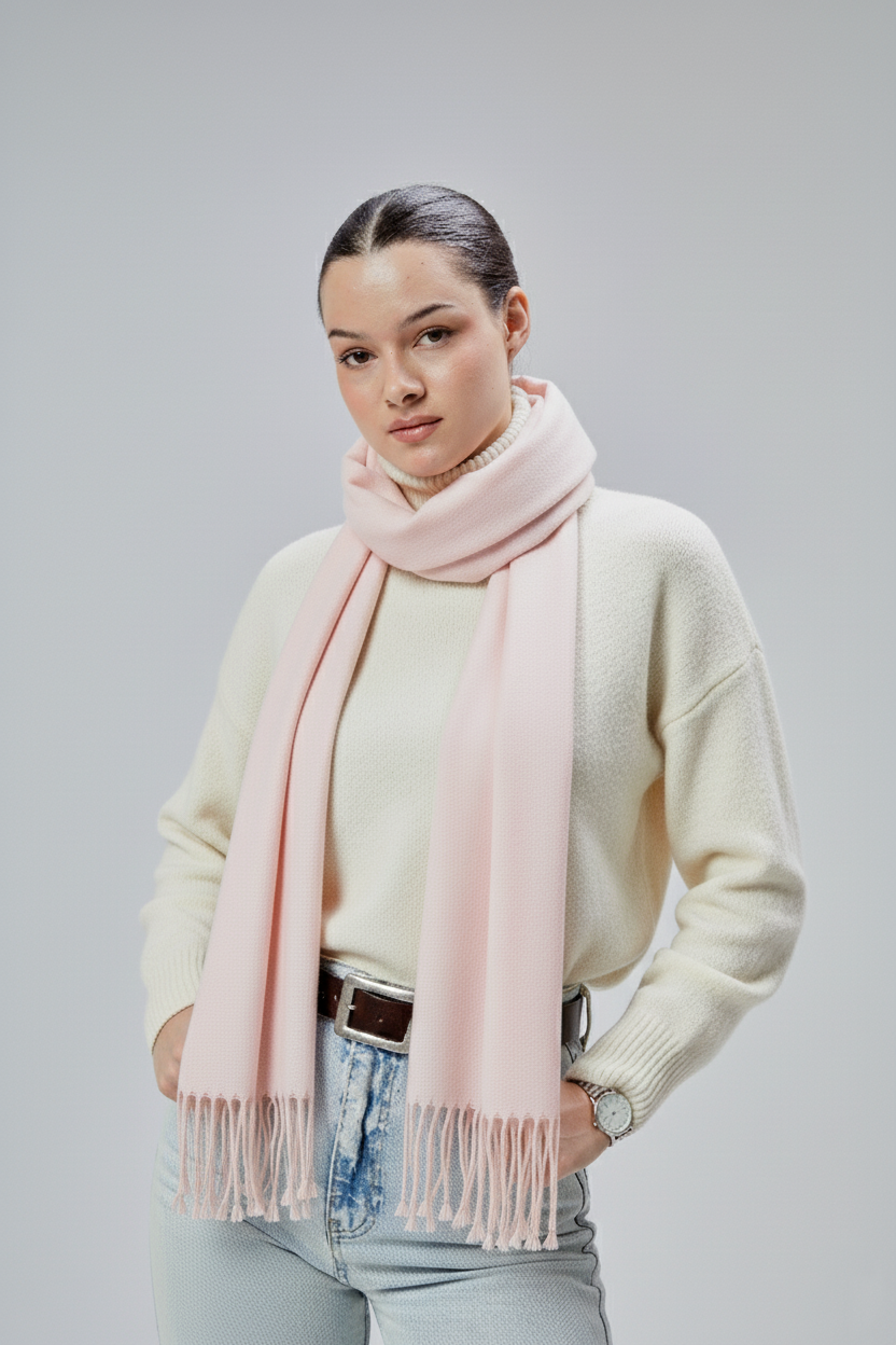 Yumuşak Dokulu Akrilik Basic Şal