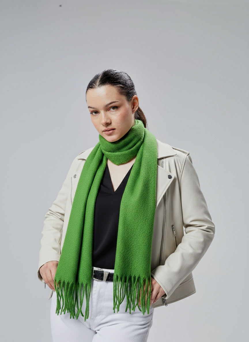 Yumuşak Dokulu Akrilik Basic Şal