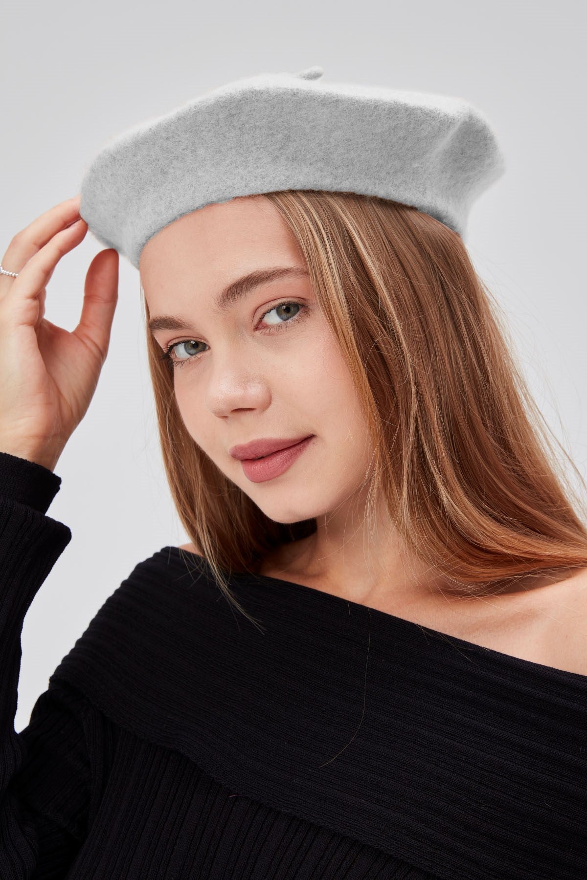 derikem Kep Kadın Sanatçı Ressam Şapkası Klasik Fransız Bere Moda Sanatçı Şapkası Bere Keçe Fransız Şapka