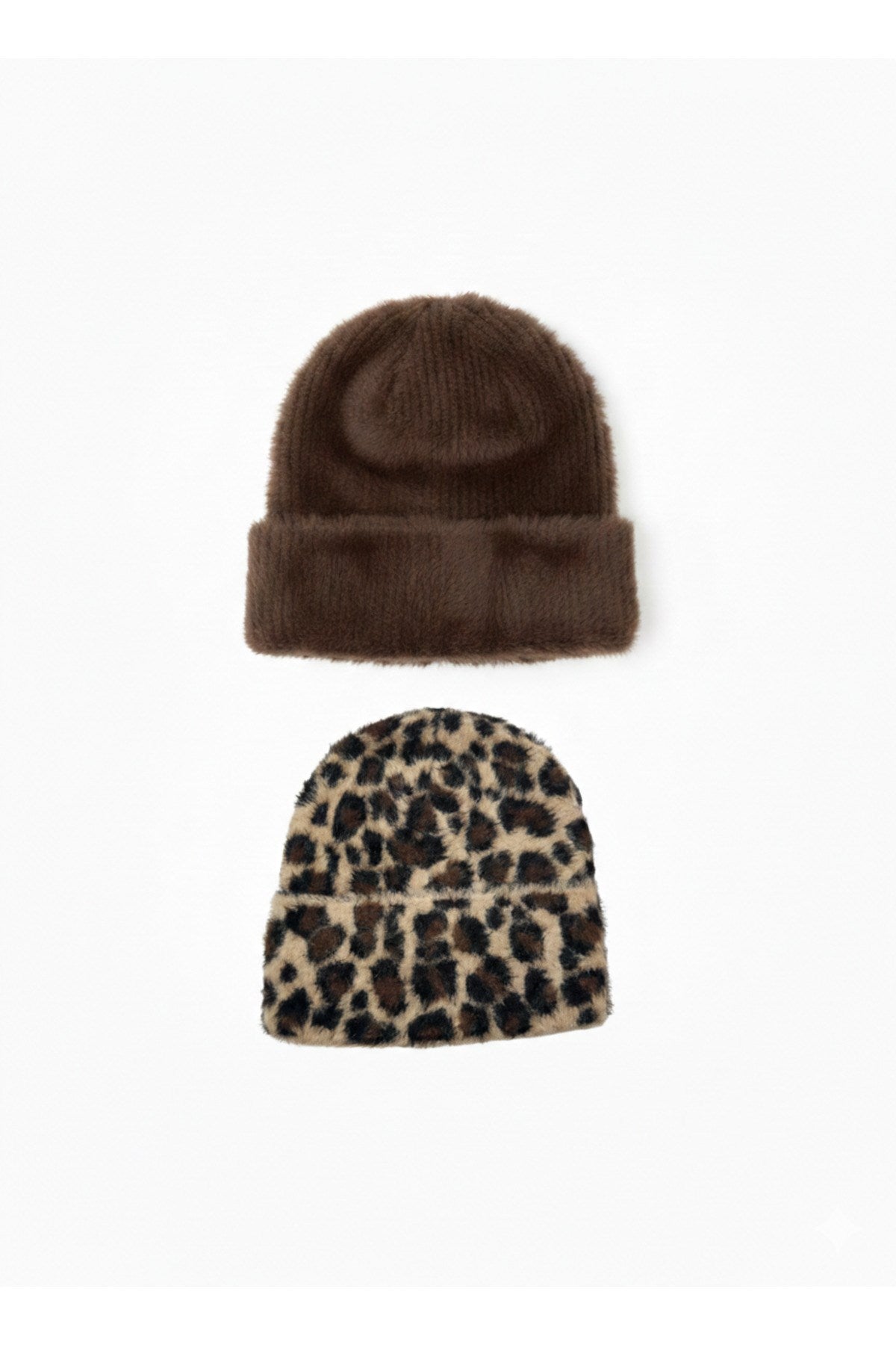 Kadın Tüylü Yumuşak Peluş Bere