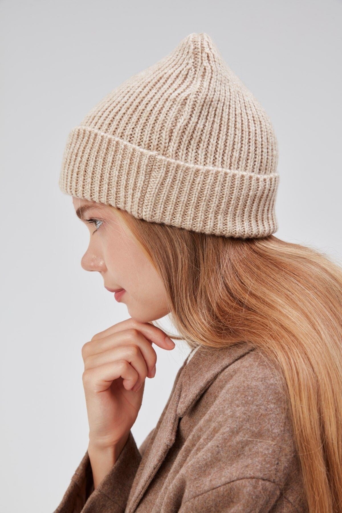 Basic Şık Standart Lüks Unisex Tiftik Bere